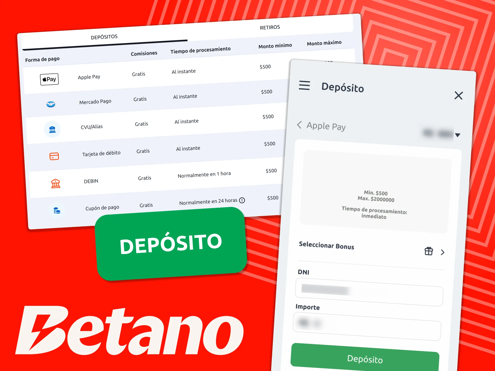 Cargá saldo en Betano, accedé a todos los juegos y ganá.