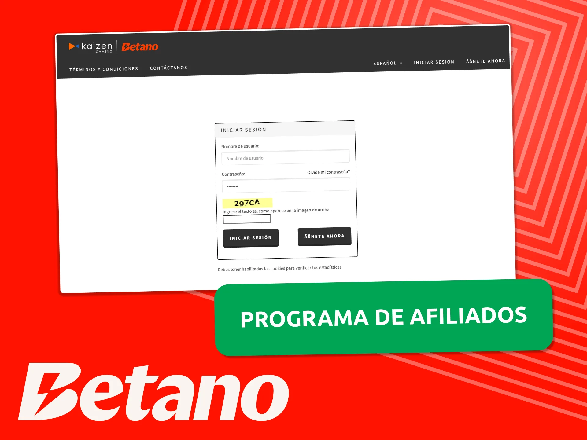 Sumate al programa de afiliados de Betano, promocioná la marca y ganá comisiones.