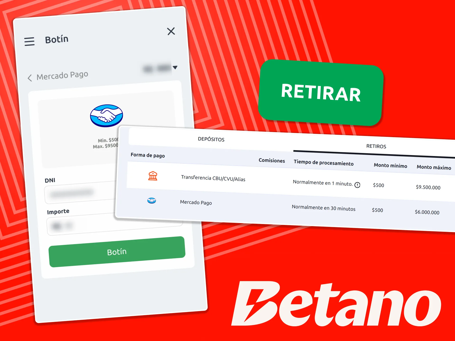 Retirá tus ganancias en Betano, verificá tu cuenta y cobrá tu dinero.